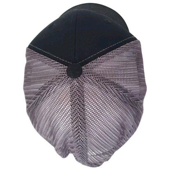 Trucker Hat Cap Mesh Snapback Valley Truck & Tractor Co Black Logo Ag Fishing - Picture 6 of 14